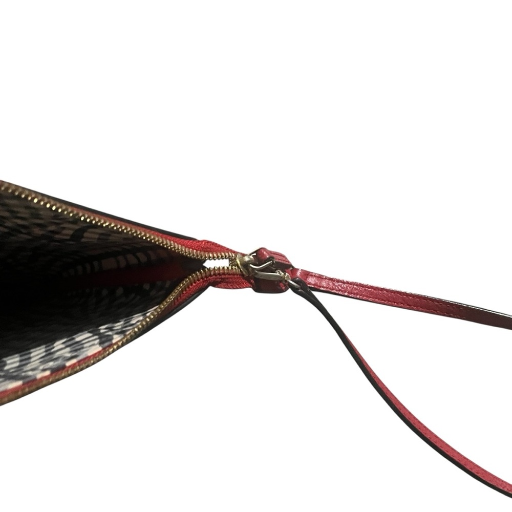 Y2K MCM Visetos Liz Shopper Tote Pouch Leather Monogram Logo Clutch Shoulder Bag - Picture 3 of 10